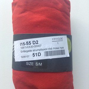 Lovely vermilion solid colored leggings S/M